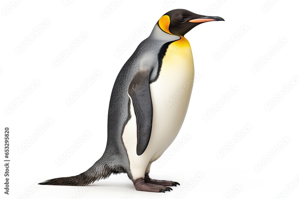 Fototapeta premium Emperor Penguin isolated on white background 