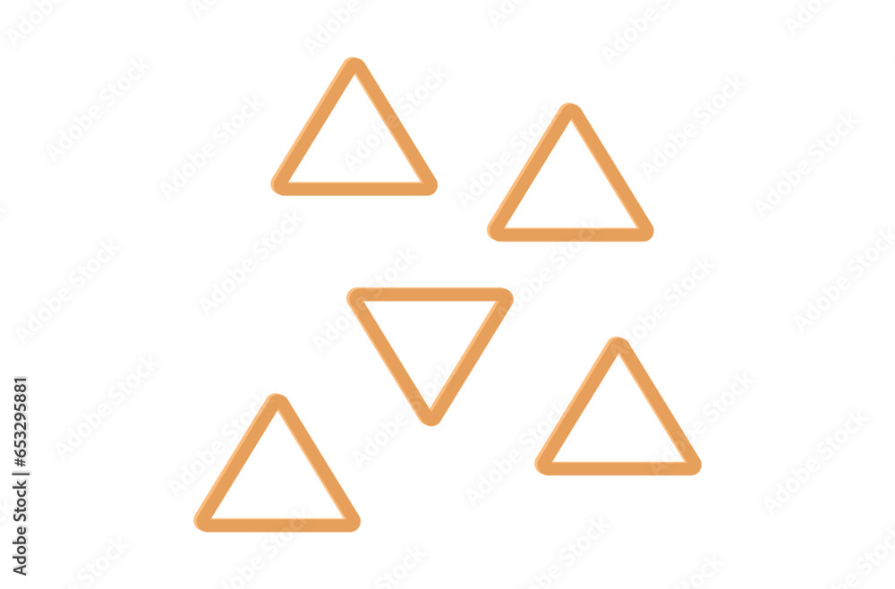 Creative pattern, decorated elements and lines represented as triangles. Icons on vector illustration isolated on white background. Set of triangle shapes, geometric ornament design template Creative pattern, decorated elements and lines represented as triangles. Icons on vector illustration isolated on white background. Set of triangle shapes, geometric ornament design template