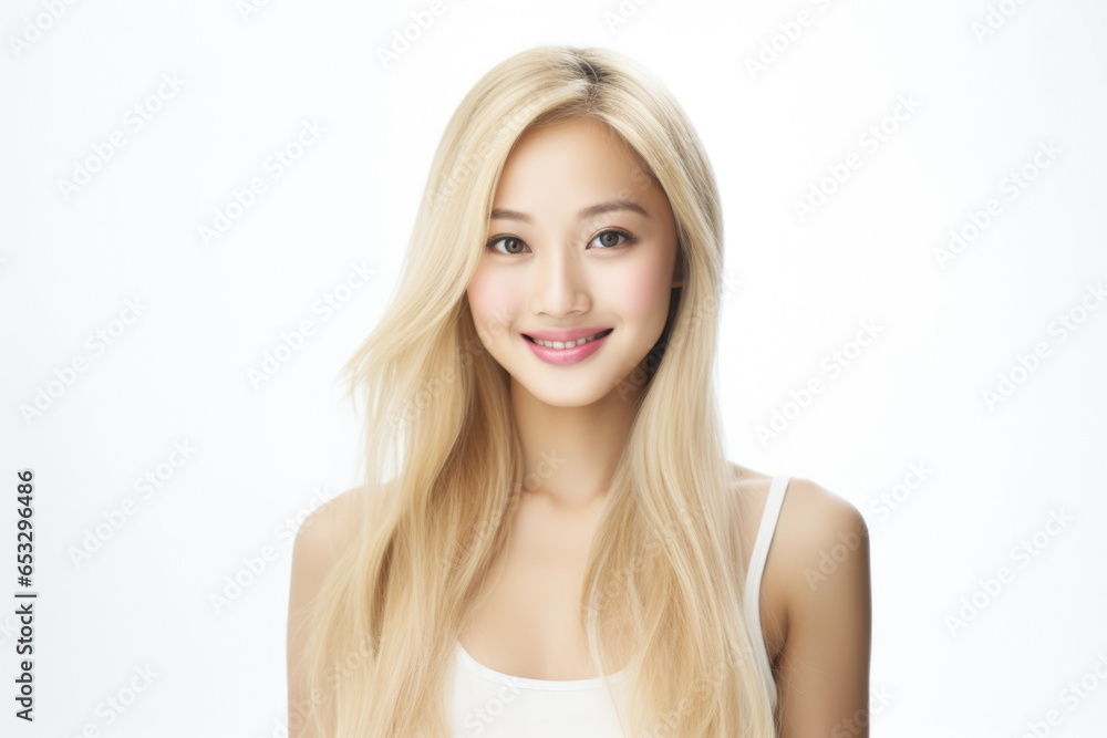 A woman with long blonde hair posing for a picture. This versatile image can be used for various purposes. A woman with long blonde hair posing for a picture. This versatile image can be used for various purposes.