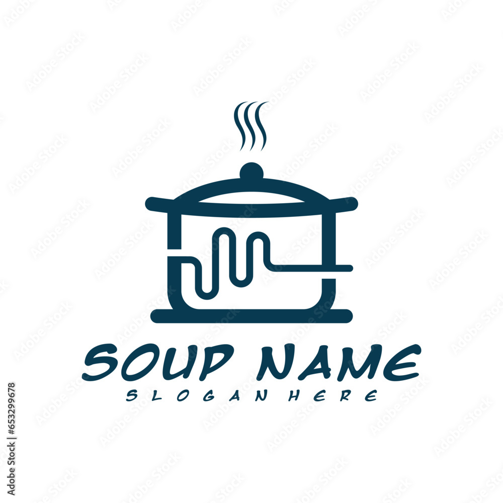 Food Cooking with Pulse logo design vector. Kitchen logo with pot full of healthy vegetables and vitamins. Food Cooking with Pulse logo design vector. Kitchen logo with pot full of healthy vegetables and vitamins.