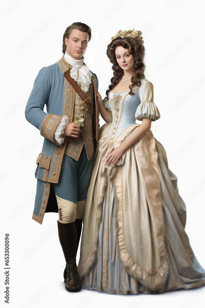 Fototapeta premium historical couple