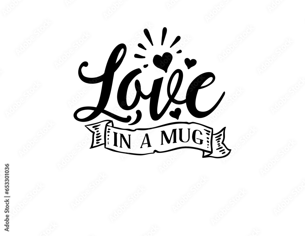 Obraz premium love in a mug