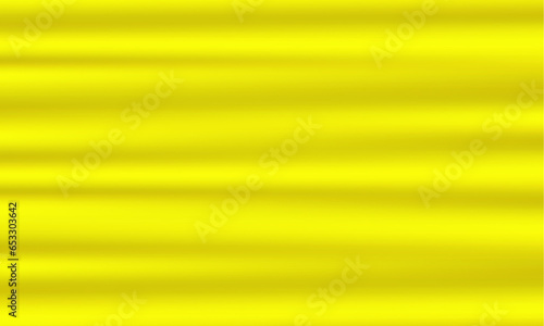 Abstract yellow horizontal background with horizontal smooth blurred lines. Vector eps