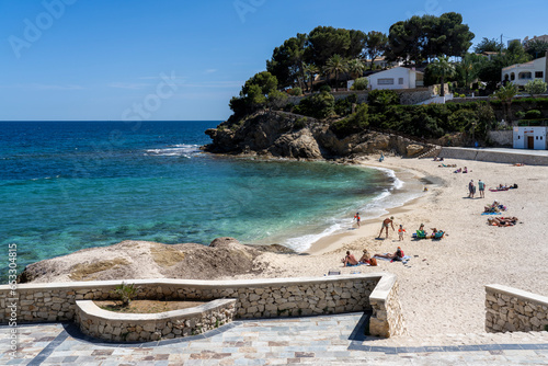 cala de la fustera, benissa, beach near calpe, Alicante, spain
