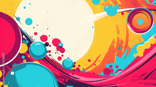 abstract background with circles