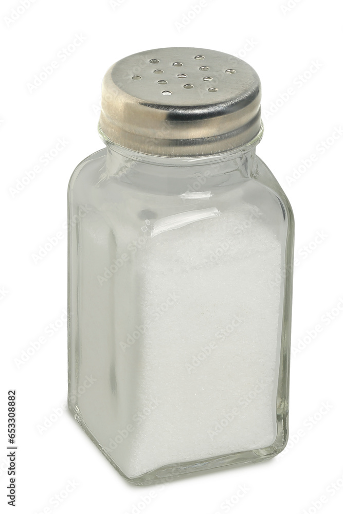 full salt shaker isolated on white full salt shaker isolated on white