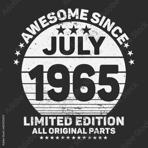 The Real LegenAwesome Since 1965. Vintage Retro Birthday Vector  Birthday gifts for women or men  Vintage birthday shirts for wives or husbands  anniversary T-shirts for sistd Are Born In january 1950