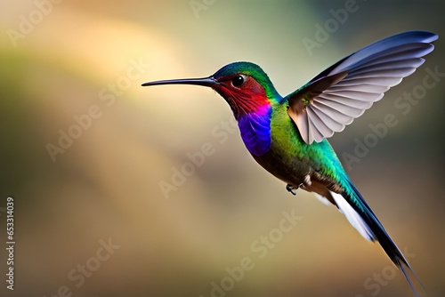 hummingbird on a branch © Ya Ali Madad 