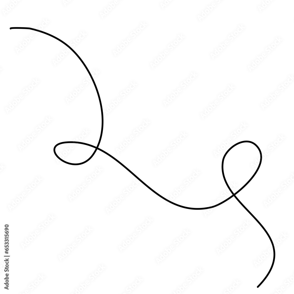 A Strand of Hair Vector A Strand of Hair Vector