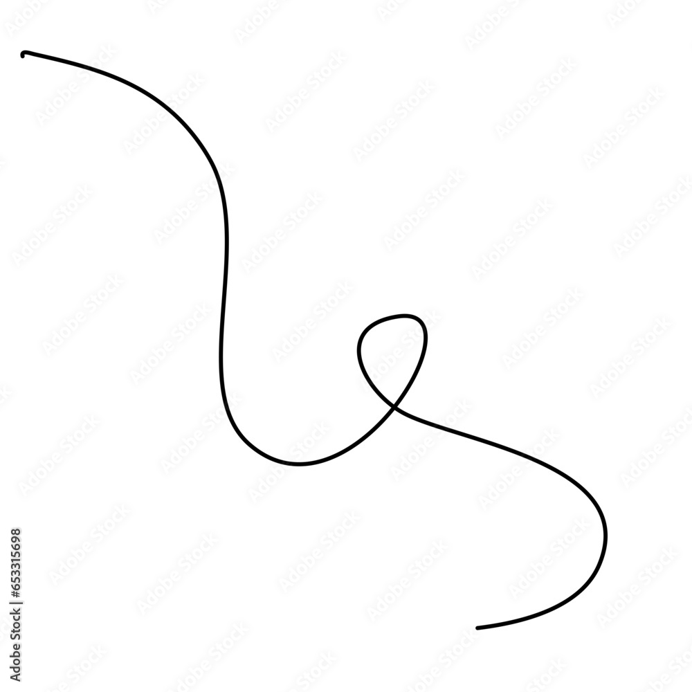 A Strand of Hair Vector A Strand of Hair Vector