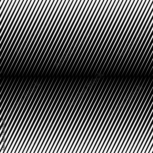 White diagonal sharp lines abstract background. Seamless surface pattern design with linear ornament. Stripes motif. Image with slanted rays. Striped digital paper. Hatched illustration. Optical art.