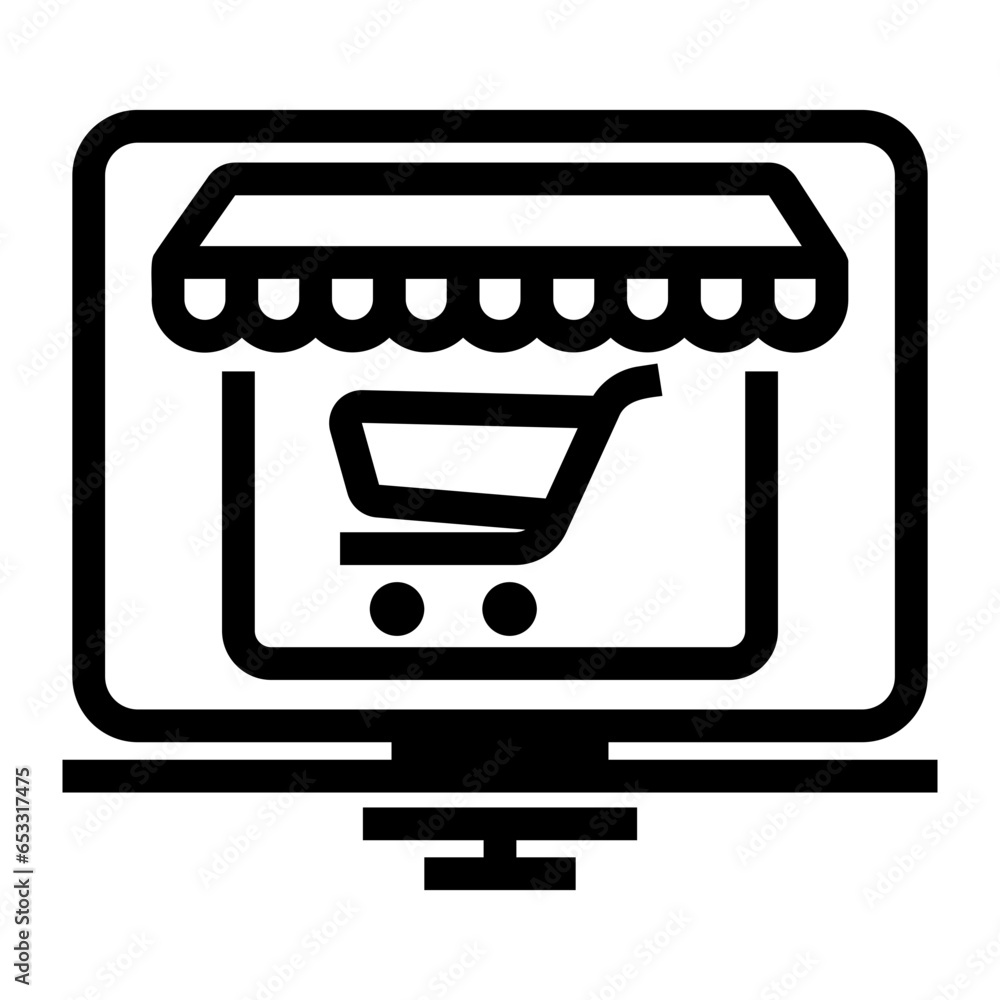 online shopping icon online shopping icon