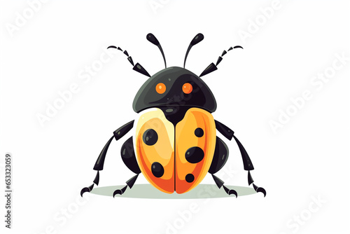 vector design, cute animal character of a beetle © imur