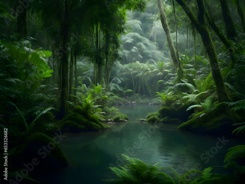 Earth's oldest living ecosystem, tranquil Rainforest