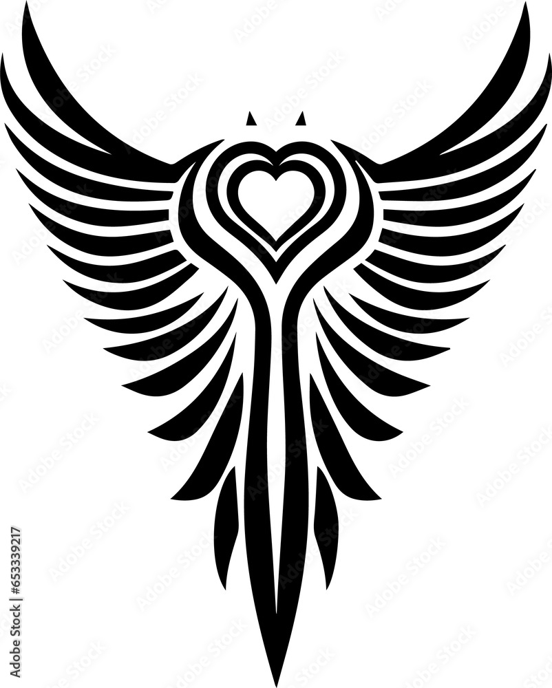 Fototapeta premium Wing symbolism