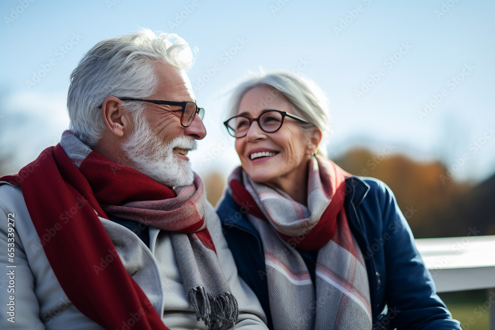 Generative AI photo picture of cute couple walking together enjoying happy marriage Generative AI photo picture of cute couple walking together enjoying happy marriage