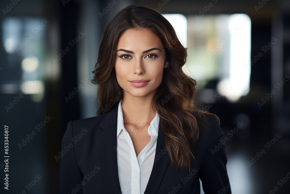 Generative AI picture portrait of amazing confident professional worker young woman Generative AI picture portrait of amazing confident professional worker young woman