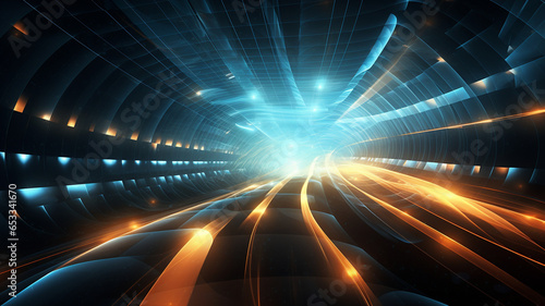 fiber optic lighting on a digital super highway