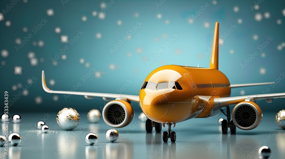 Escape to Warmth: Christmas on the Beach with a Packed Suitcase and Last-Minute Flights in 8K created with generative ai technology Escape to Warmth: Christmas on the Beach with a Packed Suitcase and Last-Minute Flights in 8K created with generative ai technology