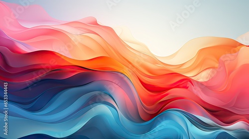 Colorful abstract background, in the style of flowing fabrics