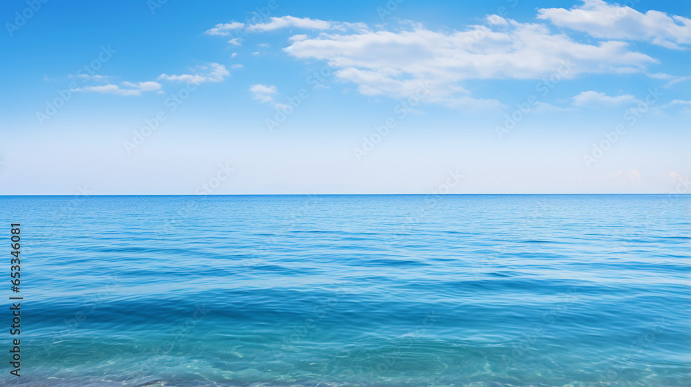 custom made wallpaper toronto digitallandscape of the sea, ocean with calm water, complete calm