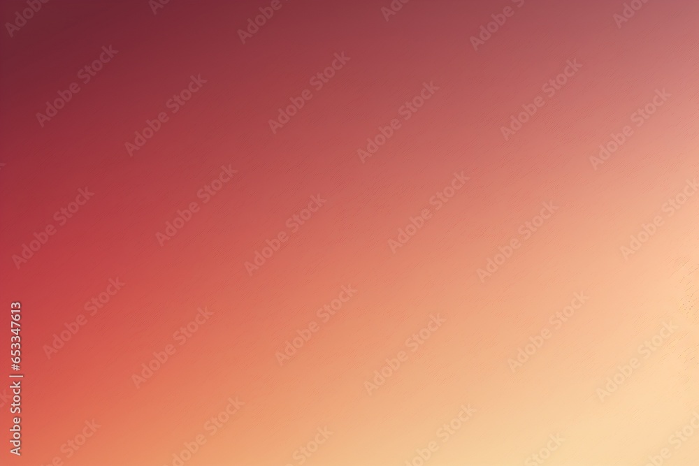 Naklejka premium Peachy Maroon Symphony, a Background Texture in Maroon and Peach with Heavy Noise and Gradient, Blending Warmth and Textural Intricacy