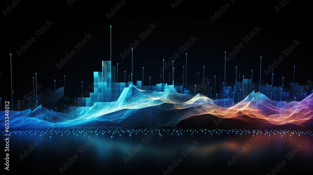 ai digital data flow illustration system business, artificial ...