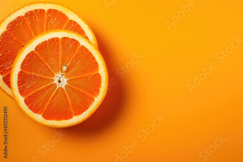Grapefruit Medley on a Cheerful Background