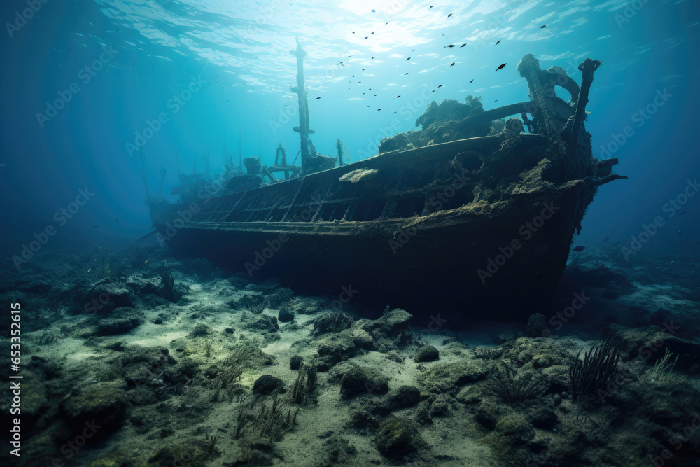 Obraz premium Marine Archaeology: Retrieving Historical Relics