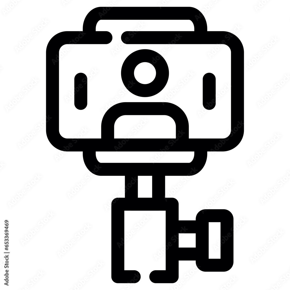 Fototapeta premium Selfie Stick Icon
