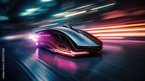 Gamer's computer mouse, futuristic design  © valgabir