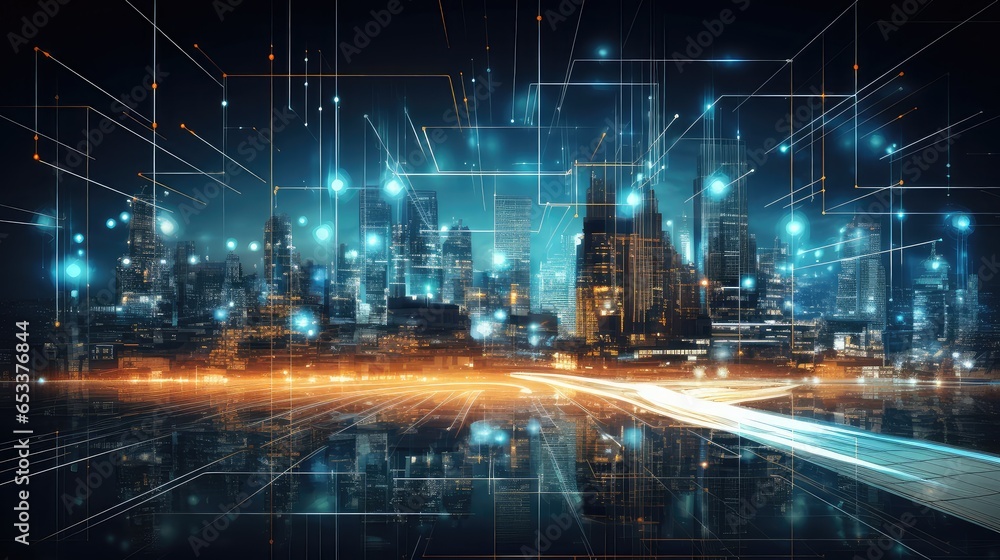 smconnect smart digital city illustration network futuristic, line abstract, scape innovation smconnect smart digital city smconnect smart digital city illustration network futuristic, line abstract, scape innovation smconnect smart digital city