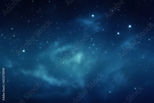 Stars on a Dark Blue Night Sky