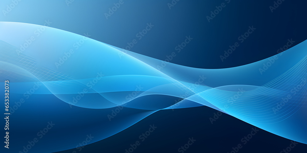 Obraz premium A Blue Vector Background With a Light Scattering With Light in the Background