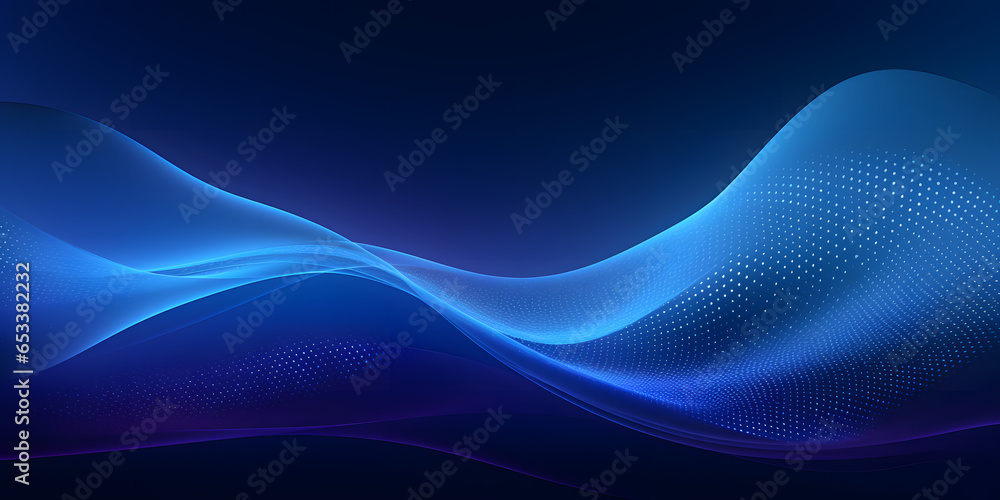 A Blue Vector Background With a Light Scattering With Light in the Background A Blue Vector Background With a Light Scattering With Light in the Background