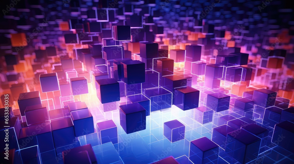 abstract voxel artificial cubes illustration 3d futuristic, pixel virtual, render cube abstract voxel artificial cubes abstract voxel artificial cubes illustration 3d futuristic, pixel virtual, render cube abstract voxel artificial cubes