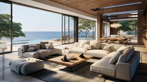 Luxury coastal style home  beautiful interior design