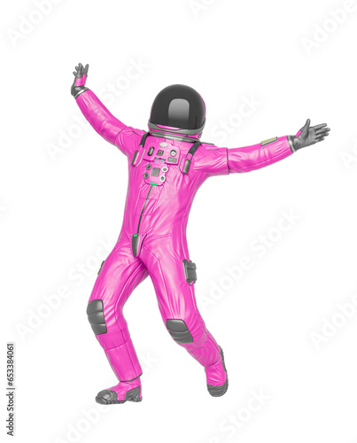 master astronaut is happy and dancing © DM7