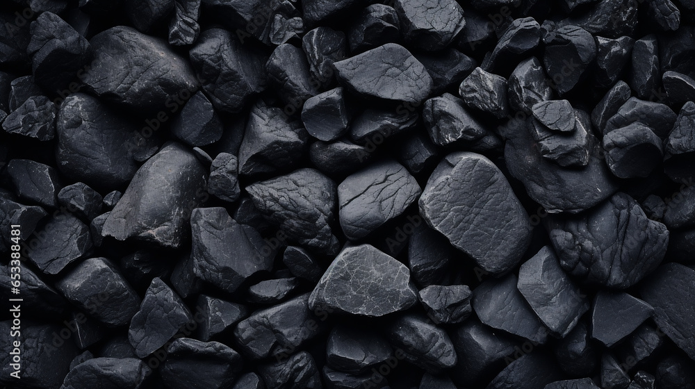 porous black volcanic stones, texture background. ai generative - obrazy, fototapety, plakaty 