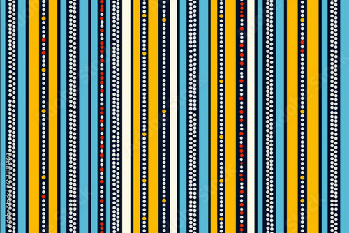 Beaded stripe pattern, wallpaper, background, hand-drawn cartoon Illustrations in minimalist vector style