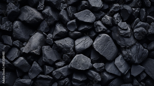 porous black volcanic stones, texture background. ai generative