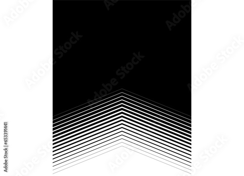 Vector black pattern on a white background. Abstract checkbox. Striped design element for web design, packaging, social networks, printing. Modern vector background