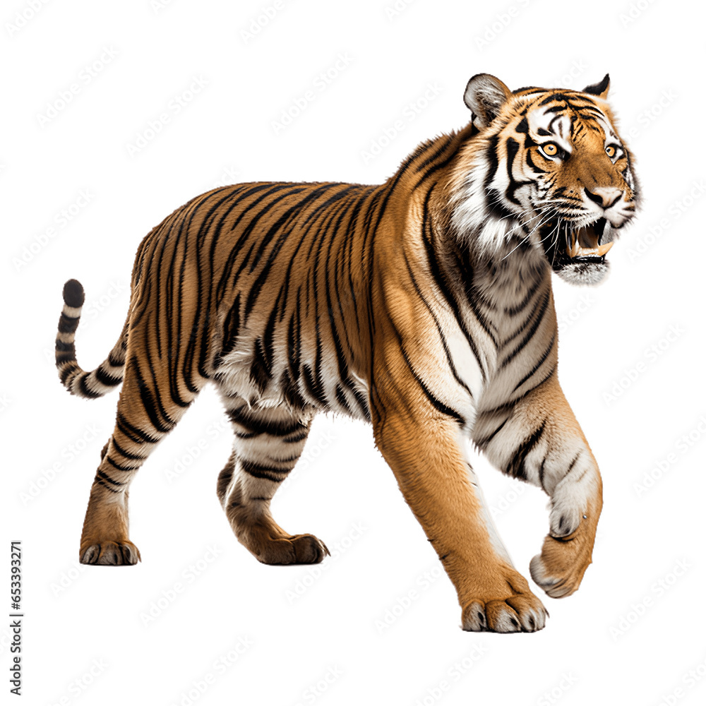 tiger On a transparent background PNG