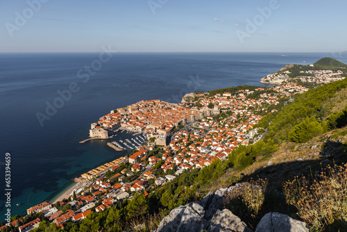 Fototapeta Naklejka Na Ścianę i Meble -  Dubrovnik city old town view