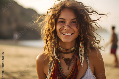 Hippie Mädchen photo