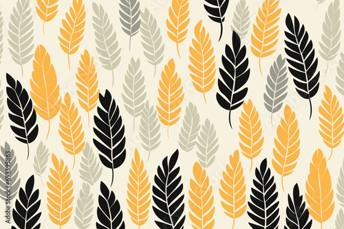 Fringe pattern, wallpaper, background, hand-drawn cartoon Illustrations in minimalist vector style