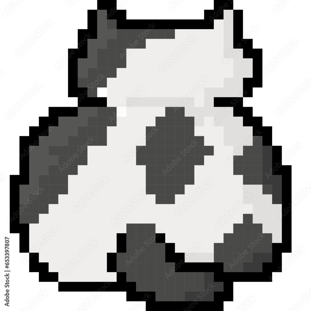 behind cute cat cartoon pixel art icon 8 bit illustration behind cute cat cartoon pixel art icon 8 bit illustration
