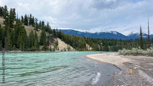 Mountain river in Canadian Rockies