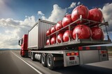 Delivering Hazardous Goods by Truck.