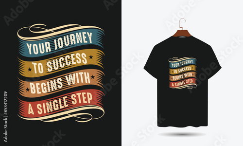 Motivational quote for print on t-shirt and apparel, poster. Grunge text and textured lettering 